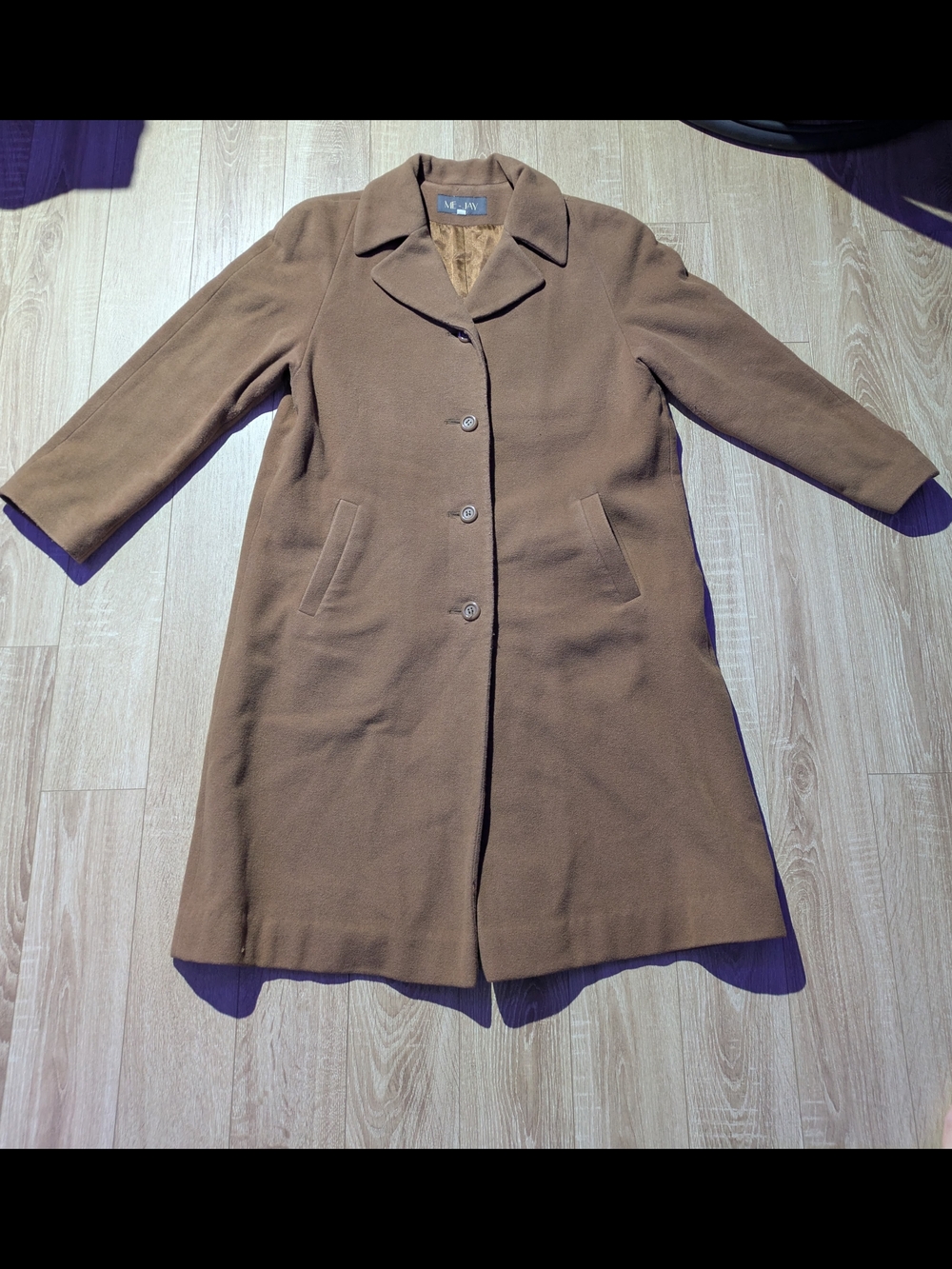Brown Wool And Cashmere Coat